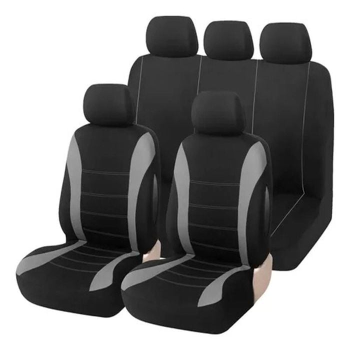 Catzon Car Seat Cover Composite Sponge Universal Fit Cars Suv-grey