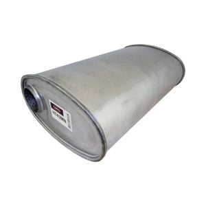 Redback 2-1/2" Performance Muffler Offset/centre - 11" X 6" Oval, 18" Long, Aluminised Steel