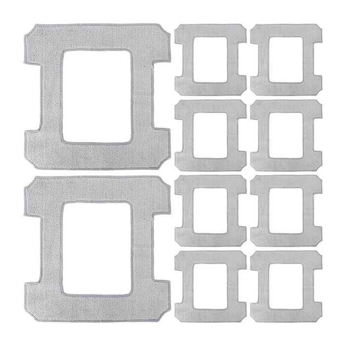 iDeer Life [10 PCE] Microfiber Mop Pads for ECOVACS Winbot W1 Pro/W1S Window