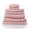 Royal Comfort Eden 600GSM Luxury Bath Towels Set Blush 8 Piece