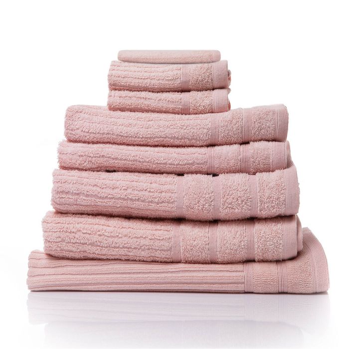 Royal Comfort Eden 600GSM Luxury Bath Towels Set Blush 8 Piece