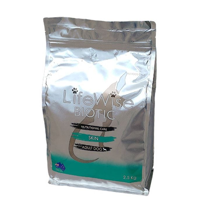 Lifewise Biotic Skin Nutritional Care Dry Dog Food W/ Fish Rice Oats 2.5kg