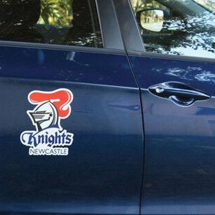 Nrl Mega Decal - Newcastle Knights - Car Sticker 250mm