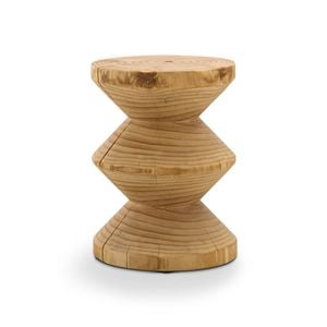 Navi Zig Zag Natural Stump Stool
