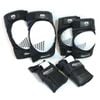 6pc Adrenalin Skateboard & Scooter Knee/elbow Wrist Protection Set Wht Adult Xl