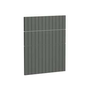 Kaboodle 600mm Grey Fig V-Groove 3 Drawer Panels