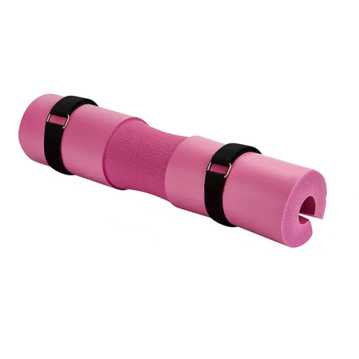 Thickened Non-slip Shoulder Pads for Weightlifting, Squats, and Dumbbell Workouts -Pink