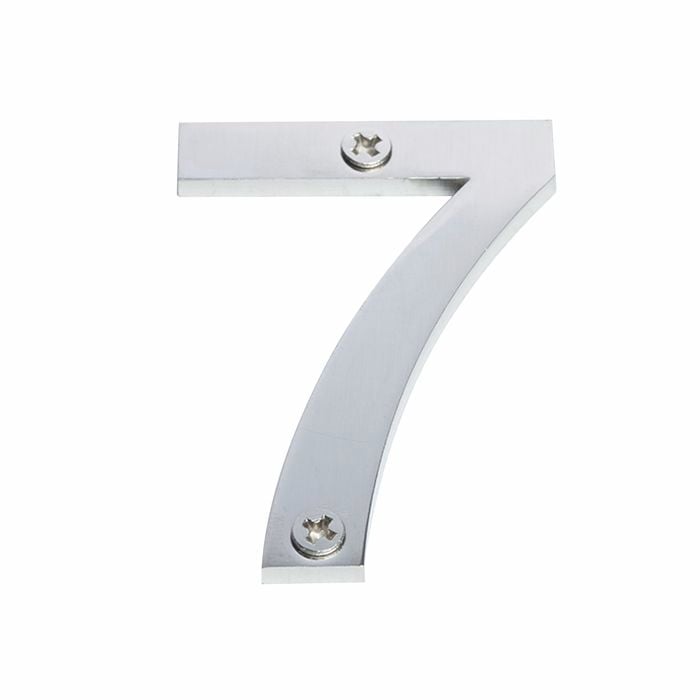 Sandleford 60mm Stainless Steel House Number 7