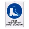 Sandleford 450 x 600mm Foot Protection Must Be Worn Plastic Sign