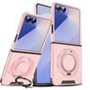 Soka Smooth Armor With Stand Case (suits Galaxy Z Flip 7) - Pink