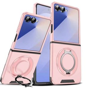 Soka Smooth Armor With Stand Case (suits Galaxy Z Flip 7) - Pink