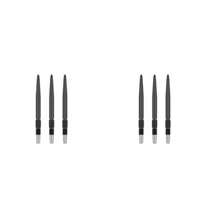 6pc Target Swiss Dart Point Pocket Size 40mm - Black
