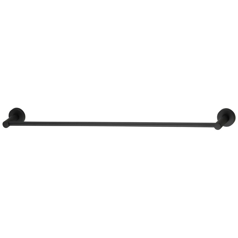 Mondella 620mm Matte Black Resonance Towel Rail