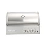 Crossray 4 Burner Stainless Steel In Built Infrared BBQ