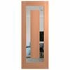 Hume 2040 x 820 x 40mm Illusion SPM External Door XIL1 - Clear
