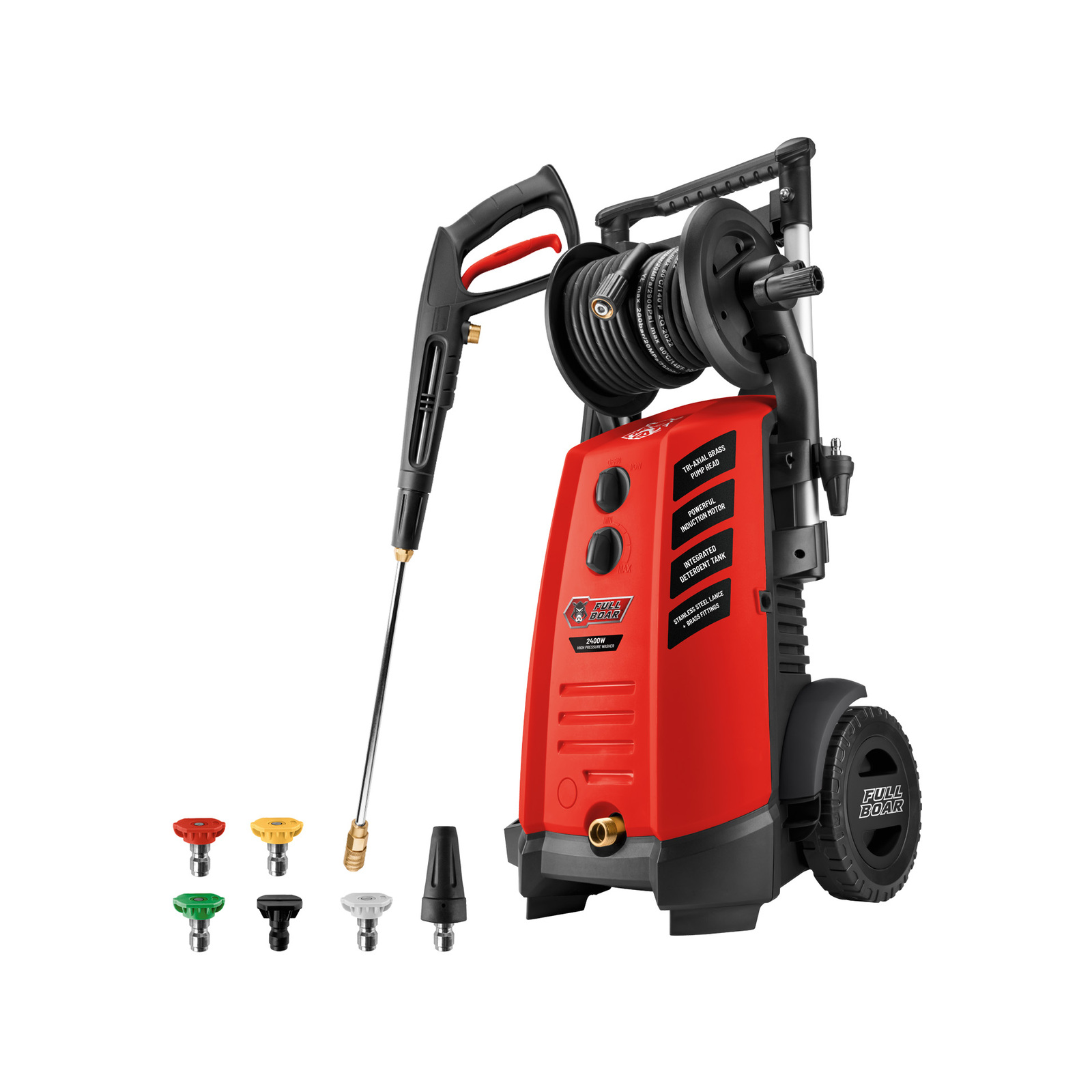 Full Boar 2400W 2465PSI High Pressure Washer
