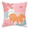 J.Elliot Home Keeley Cushion 50x50cm Bubblegum & White Multicolour