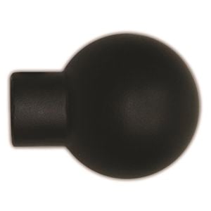 Windoware Large Black Finial Ball Curtain Accessory - 2 Pack