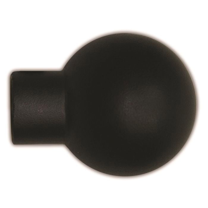 Windoware Large Black Finial Ball Curtain Accessory - 2 Pack