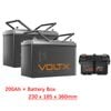 Voltx 12v 200ah Lifepo4 Deep Cycle Battery For Rv & Camping 2560wh, Built-in Bms