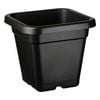 IP Plastics 18L 32cm Black Square Pot