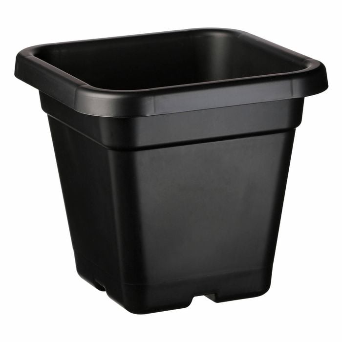 IP Plastics 18L 32cm Black Square Pot