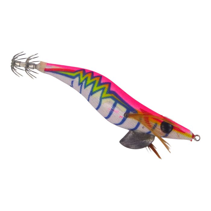 Finesse Rumoika Squid Jig, Pink Neon, 3.5, 2 Pack