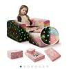 All 4 Kids 3 Pcs Glow In The Dark Unicorn Flip Out Kids Play Modular Couch