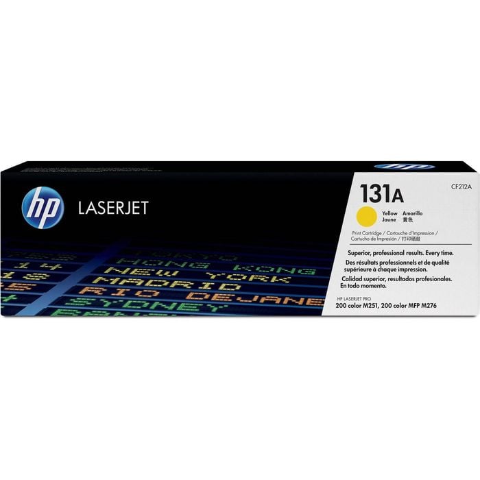 Hp 131a (cf212a) Original Laser Toner Cartridge - Single Pack - Yellow - 1 Each - 1800 Pages