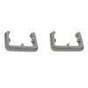 Dishwasher Front Basket Rail End Caps Set 700430SET, suits Asko