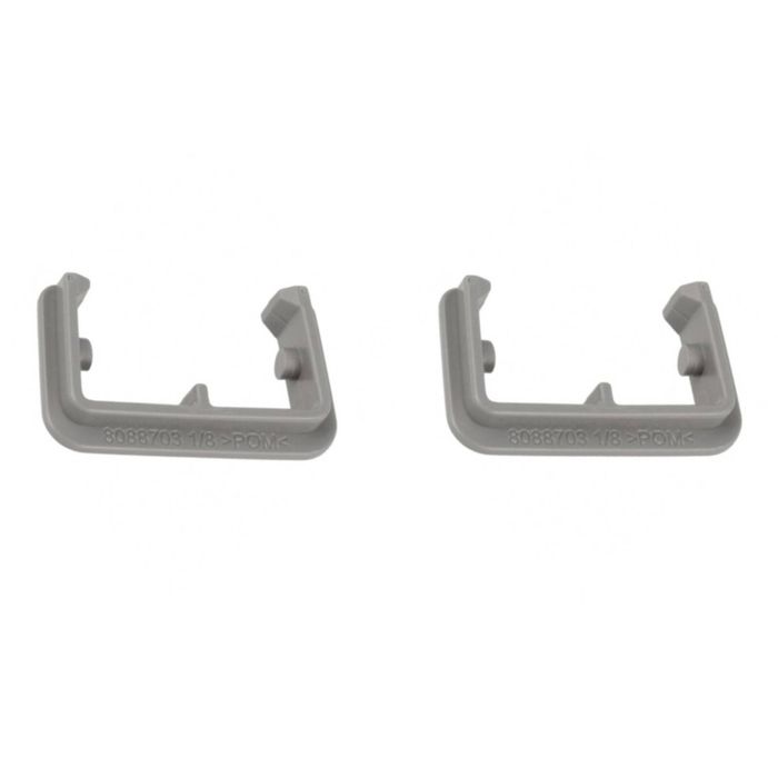 Dishwasher Front Basket Rail End Caps Set 700430SET, suits Asko