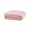 J.Elliot Lyla Faux Sheep Fur Throw Rug Peach