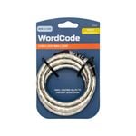 Wordcode 8mm x 1.52m Braided Cable Combination Bikelock