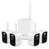 Swann MaxRanger4K Mini Long-Range Wireless Security System - 4 Pack