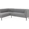 Judith Sectional Sofa with Left Chaise Linen - Grey