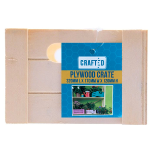 Crafted 32 x 17 x 12cm Plywood Crate