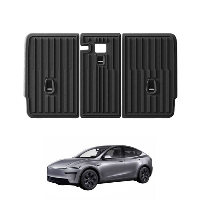 AUSGO Back Seat Protector for Tesla Model Y Juniper 5-Seat 2025-Onwards Kick Mats 3PCS