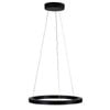 Oriel Lighting Nebula Modern Tricolour LED Halo Pendant Light Black 40cm