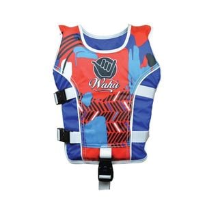 Wahu Swim Vest Child Medium Red/Blue 20-30kg 4-5y