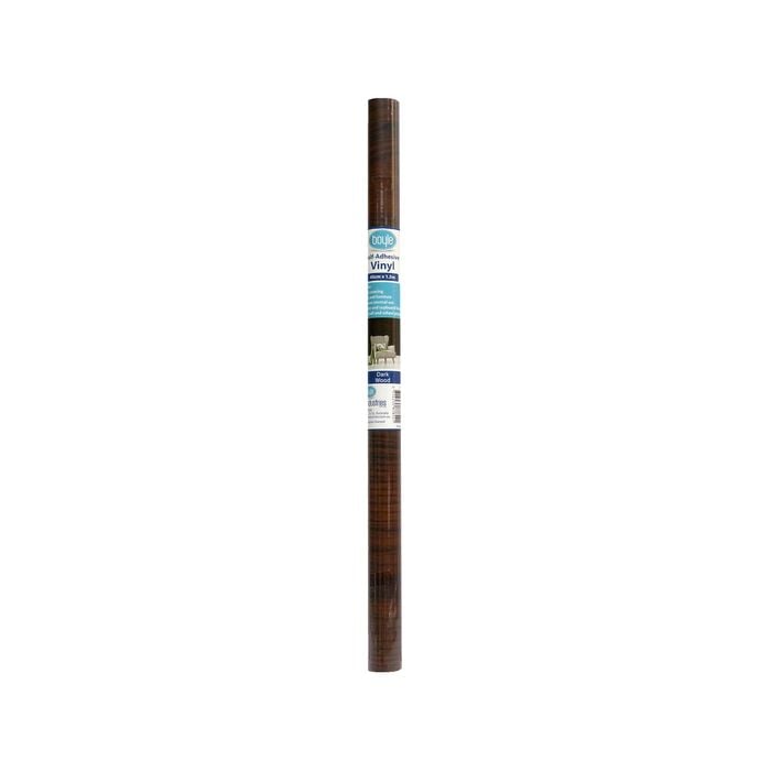 Boyle 45cm x 1.5m Natural Dark Wood Self Adhesive Film