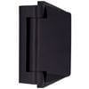 ProtectorAl Black Matt Glass To Wall / Post Soft Close Hinge