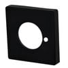 Miles Nelson Matte Black S Range Privacy Square Rosette Cover