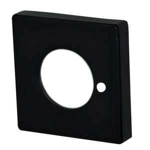 Miles Nelson Matte Black S Range Privacy Square Rosette Cover