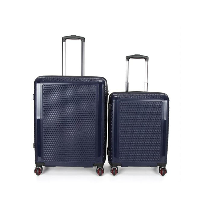 SWISS Luggage Suitcase HardCase 2 Pieces Set 20"&24" - Blue