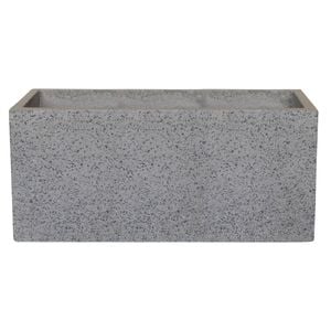 Northcote Pottery 60 x 24 x 30cm Grey Precinct Lite Terrazzo Trough