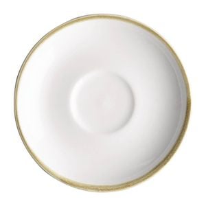 Olympia Cup Saucers Kiln Chalk 340ml 160mm Pack Of 6 Coffee Tea Ceramic Tableware