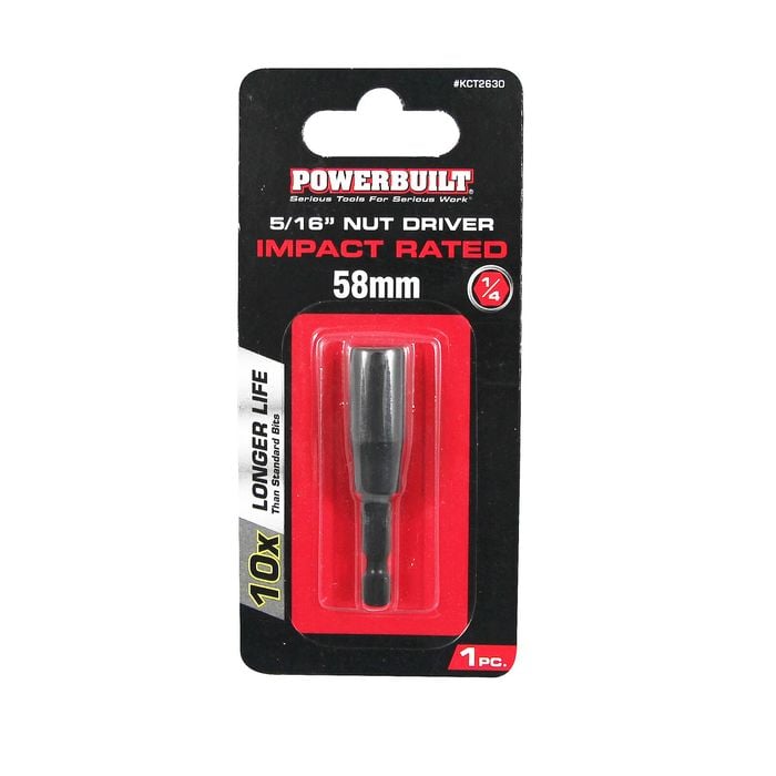 Powerbuilt 5/16 58mm Nut Driver