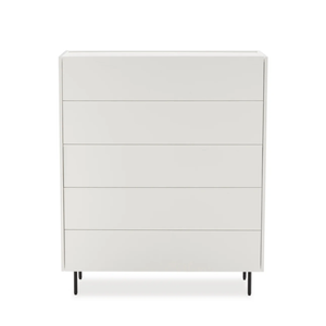 Big Lot 100cm White Emerson 5 Drawer Tall Chest