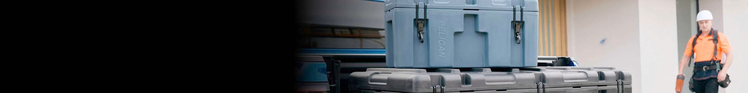 Pelican Header image of 3 of the cases in shot