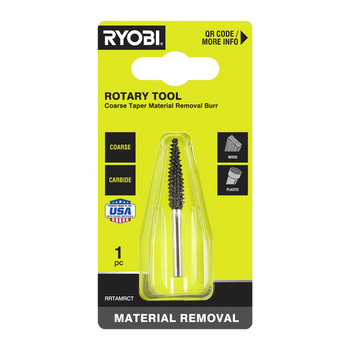 Ryobi Rotary Coarse Taper Material Removal Burr